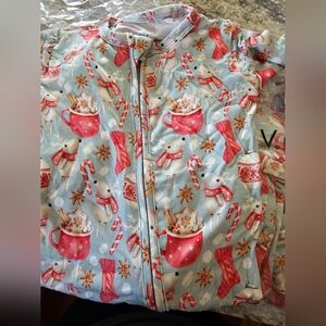 Mommy and me matching bamboo Christmas jammies